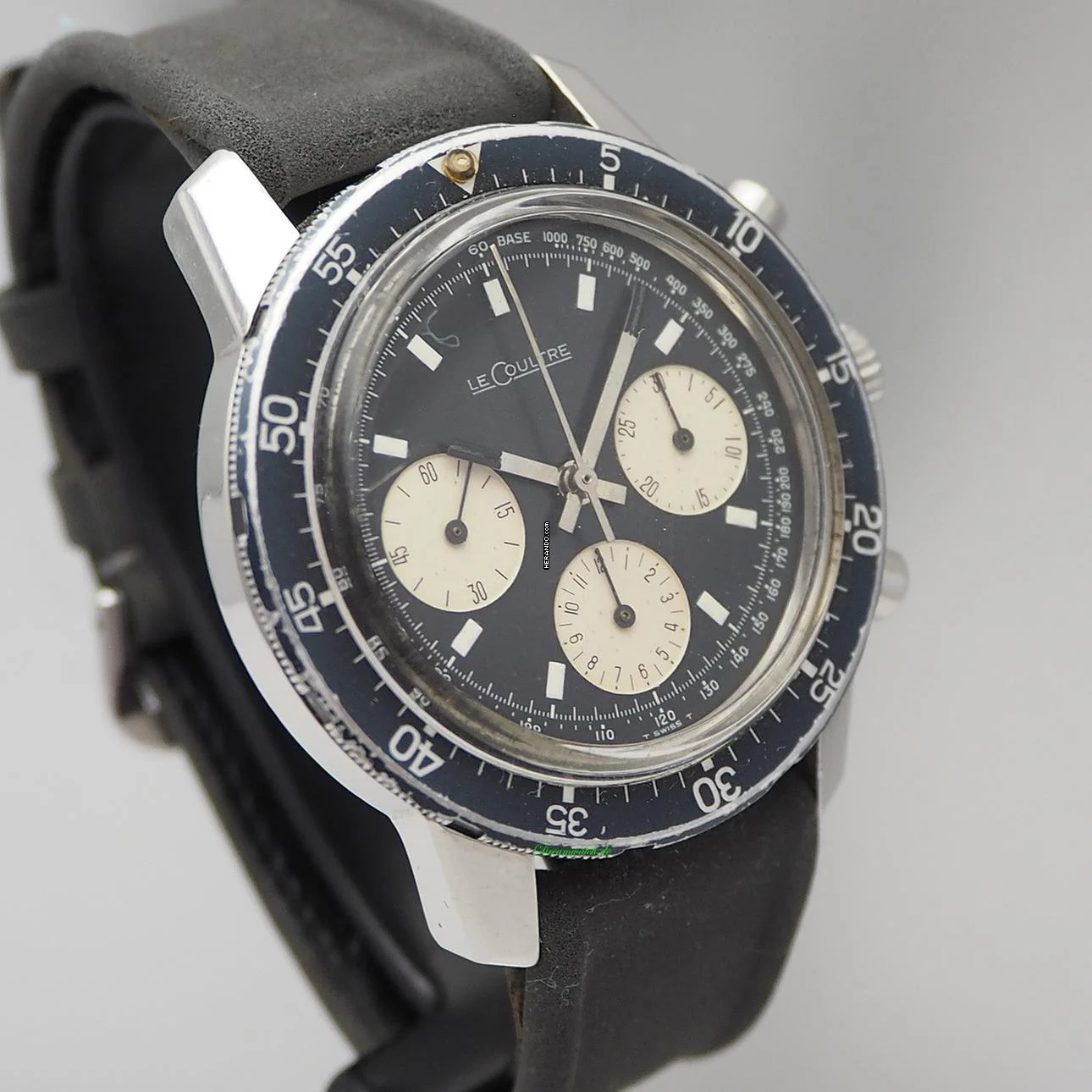 Thumbnail von Jaeger-LeCoultre Classic Chronograph Vintage Shark E2643 Valjoux 72