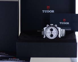 Thumbnail von Tudor Black Bay Chrono Panda Chrono white MT5813 41mm B+P Diver Stahlband Top