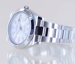 Thumbnail von Rolex Datejust II Stahl Oyster Silver Stick Dial 41mm silber 116300 B+P