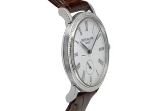 Thumbnail von Patek Philippe Calatrava 18K Weissgold Handaufzug Ref. 7119/1 Klassiker