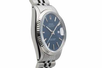 Thumbnail von Rolex Datejust 36 Stahl / Weissgold Automatik Herrenuhr Ref. 16014 Papiere 1979