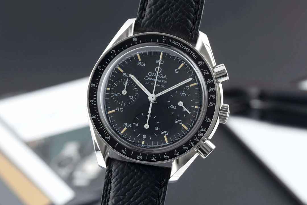  Omega Speedmaster Reduced Chronograph Stahl Automatik Ref. 3510.50.00 Klassiker 