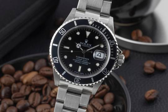  Rolex Submariner Date 40 Stahl Automatik Herrenuhr Ref. 16610 Papiere 2008 