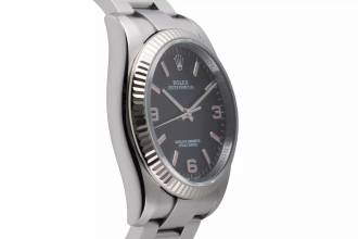 Thumbnail von Rolex Oyster Perpetual 36 Black Dial Stahl Weissgold Herrenuhr Ref. 116034 B&P