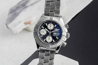 Thumbnail von Breitling Superocean Chronograph II Stahl Automatik Herrenuhr Ref. A13340 B&P 2006