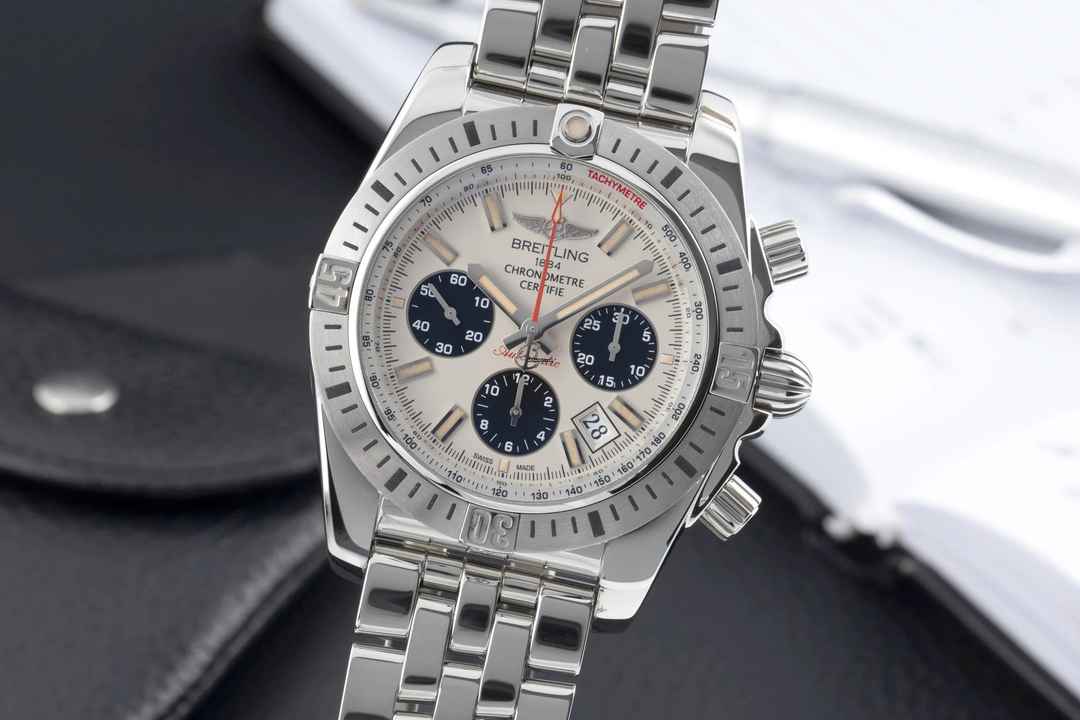  Breitling Chronomat 44 Airborne Chronograph Automatik Ref. AB01154G/G786 B&P 