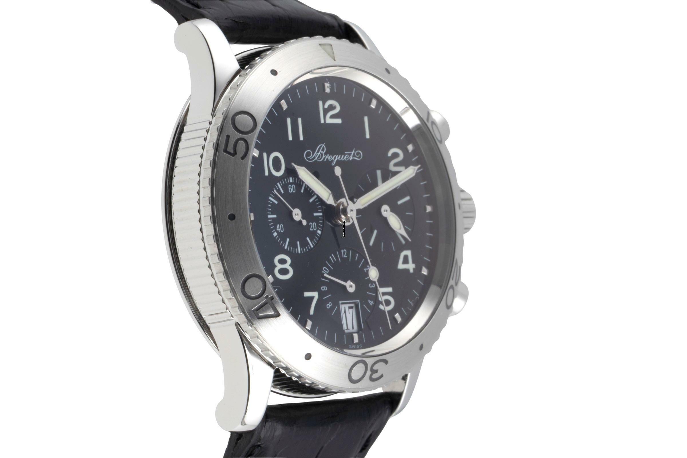 Thumbnail von Breguet Type XX - XXI - XXII Chronograph Edelstahl Automatik Herrenuhr Ref. 3820