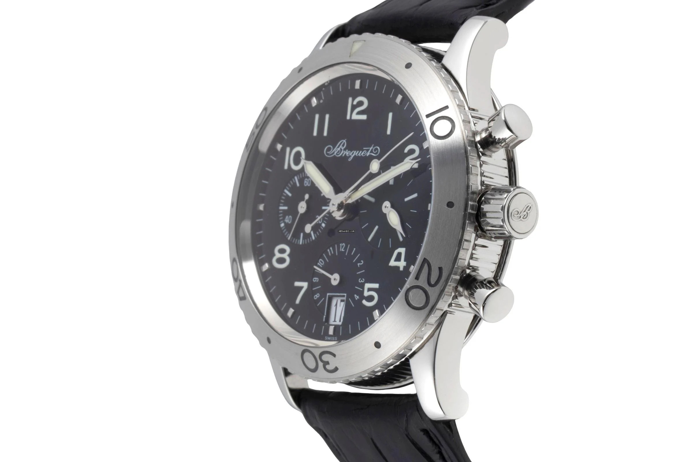 Thumbnail von Breguet Type XX - XXI - XXII Chronograph Edelstahl Automatik Herrenuhr Ref. 3820