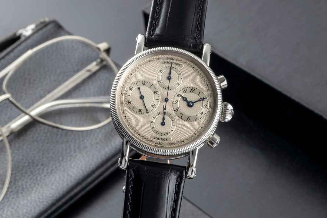 Chronoswiss Kairos Chronograph Stahl Automatik Herrenuhr Ref. CH 7523 