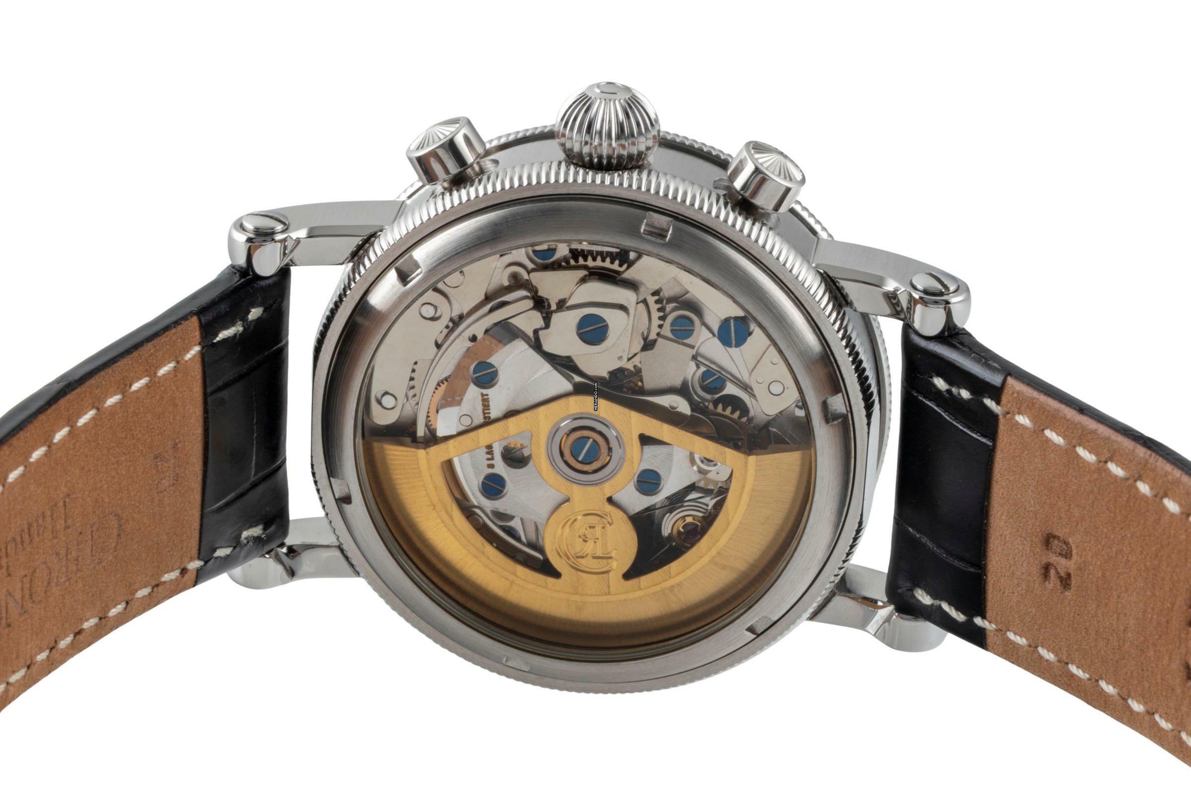 Thumbnail von Chronoswiss Kairos Chronograph Stahl Automatik Herrenuhr Ref. CH 7523
