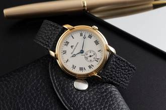 Thumbnail von Maurice Lacroix Mecanique Messing vergoldet Handaufzug Herrenuhr Ref. 4905