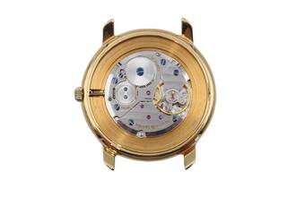 Thumbnail von Maurice Lacroix Mecanique Messing vergoldet Handaufzug Herrenuhr Ref. 4905