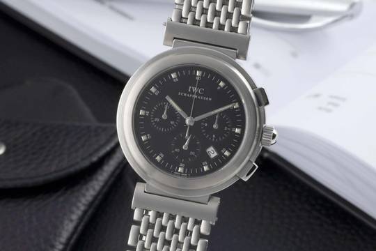  IWC Da Vinci Chronograph Datum Edelstahl Quarz Herrenuhr Ref. IW3728-05 