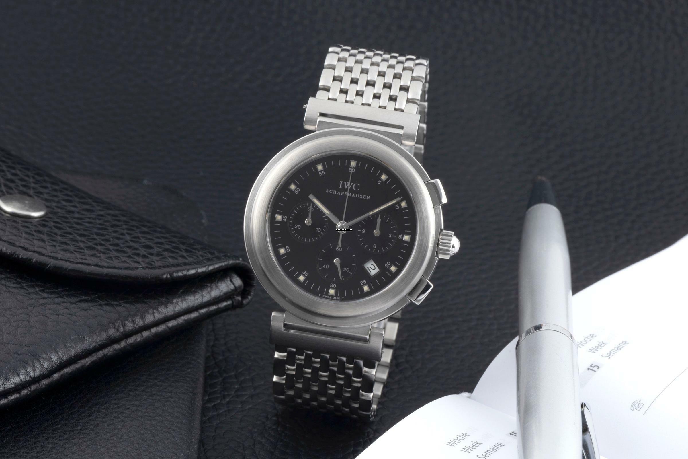 Thumbnail von IWC Da Vinci Chronograph Datum Edelstahl Quarz Herrenuhr Ref. IW3728-05