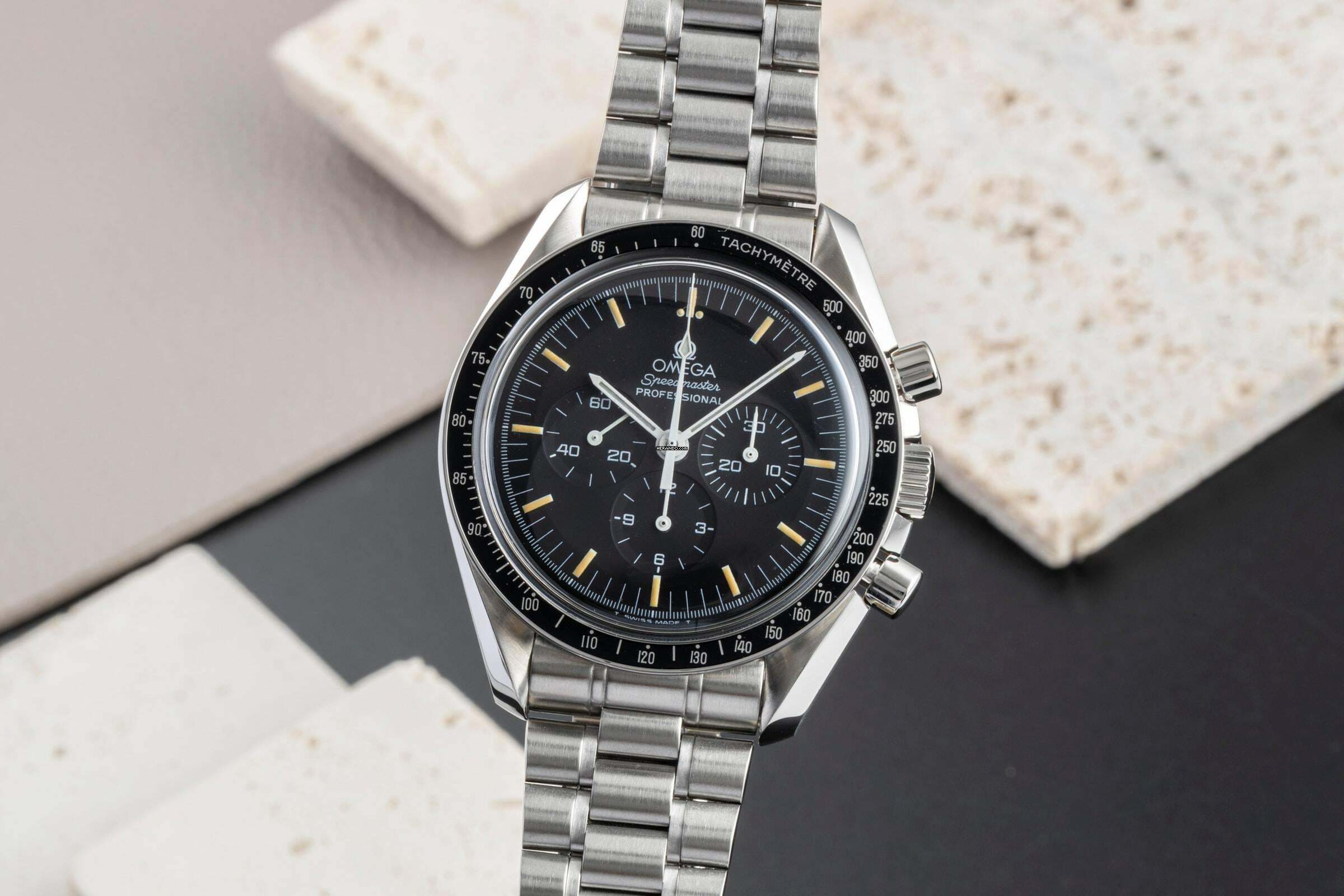  Omega Speedmaster Professional Moonwatch Chronograph Stahl Handaufzug Ref. 3590.50.00 