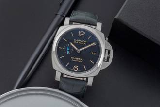 Thumbnail von Panerai Luminor Marina 1950 3 Days Automatic 42 3 Days Stahl Automatik Ref. PAM01392 B&P 2019