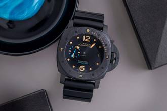 Thumbnail von Panerai Luminor Submersible 1950 3 Days Automatic Carbon Automatik Herrenuhr Ref. PAM00616 B&P 2018