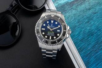 Thumbnail von Rolex Sea-Dweller Deepsea Blue Dial Oyster Stahl Automatik Ref. 116660 B&P 2016
