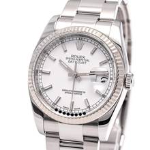 Thumbnail von Rolex Datejust 36 White Roman Dial – 116234 – like NEW – 11/2015 Full Set Lc100