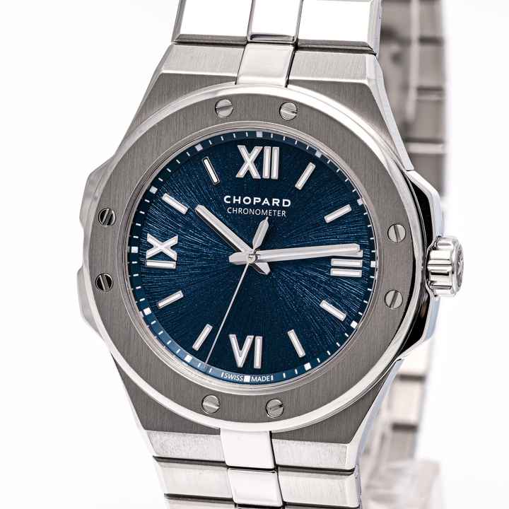  Chopard Alpine Eagle 36 Blue – 298601-3001 – like NEW – 06/2022 Full Set 