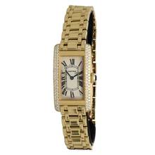 Thumbnail von Cartier Tank Américaine Lady 18K.Gold Ref.1710 Factory set Diamonds Full Serviced