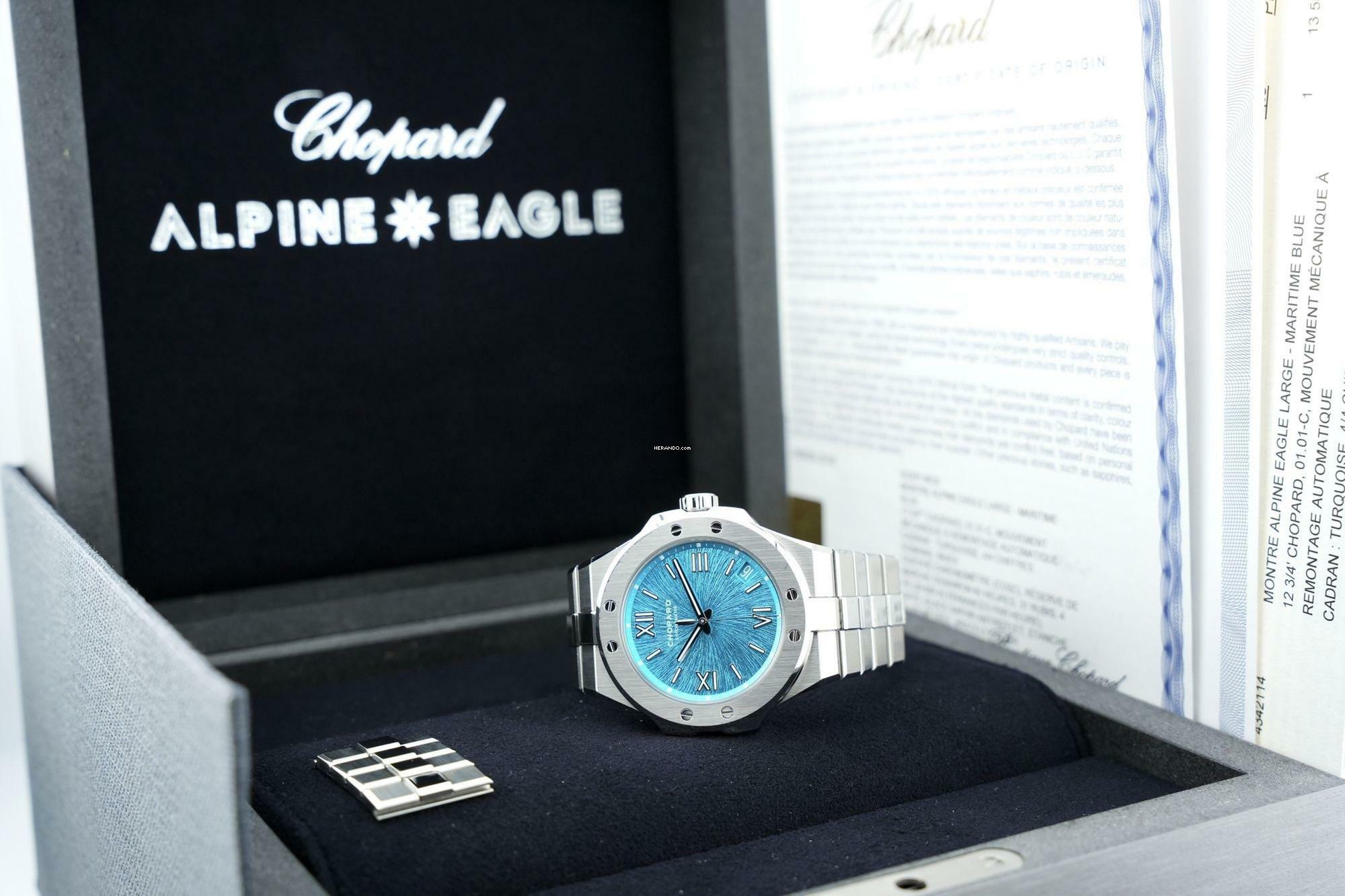 Thumbnail von Chopard Alpine Eagle 41mm - Maritime Blue - 298600-3016 2024