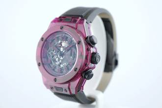 Thumbnail von Hublot Big Bang Unico 45mm Red Sapphire - With Box And Papers - With Additional Hublot Velcro Strap - 24 Months Warranty - 411.JR.4901.RT