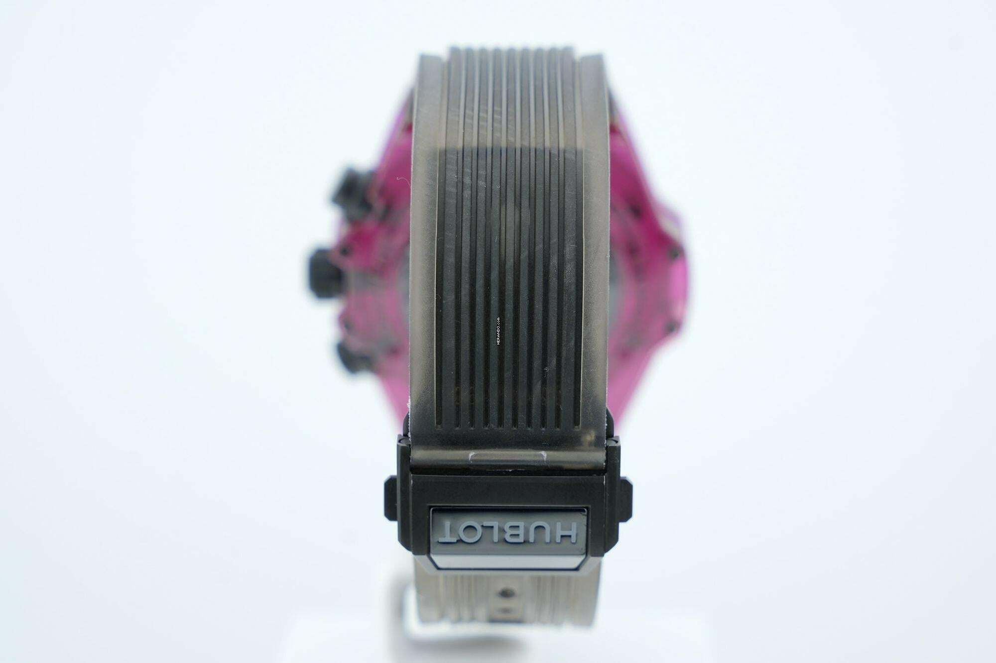 Thumbnail von Hublot Big Bang Unico 45mm Red Sapphire - With Box And Papers - With Additional Hublot Velcro Strap - 24 Months Warranty - 411.JR.4901.RT