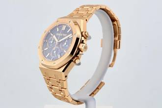 Thumbnail von Audemars Piguet Royal Oak Chronograph 38mm Chronograph In Rose Gold - Blue Dial - 26715OR.OO.1356OR.01 2025
