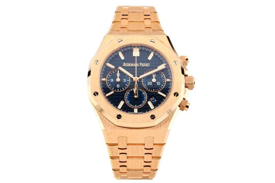 Audemars Piguet Royal Oak Chronograph 38mm Chronograph In Rose Gold - Blue Dial - 26715OR.OO.1356OR.01 2025 