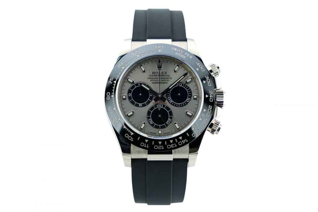  Rolex Daytona Oysterflex White Gold Ghost 40MM - Official Rolex Service 01/26 - 116519LN 