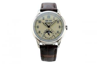 Thumbnail von Patek Philippe Perpetual Calendar White Gold - Ivory Dial - With Papers - 5320G-001 2019