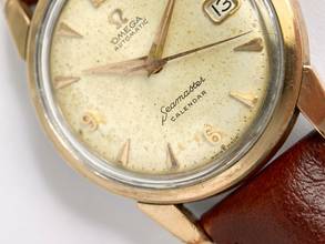 Thumbnail von Omega Seamaster Calendar Automatic Automatik Vintage Rose Gold Plated 2849 2849
