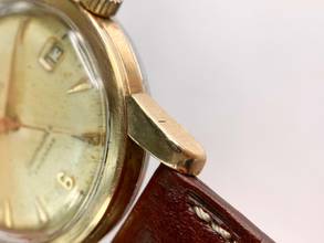 Thumbnail von Omega Seamaster Calendar Automatic Automatik Vintage Rose Gold Plated 2849 2849