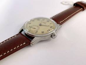 Thumbnail von Omega Classic Vintage Stahl 30T2 35mm Rail Track Dial 2383 2383