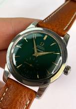Thumbnail von Omega Seamaster Automatic Automatik Vintage Custom Green Dial Bumper Serviced 2766 2766