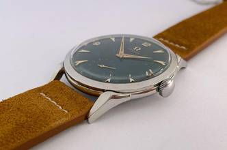 Thumbnail von Omega Classic Serviced Vintage Custom Green Dial 2605 2605