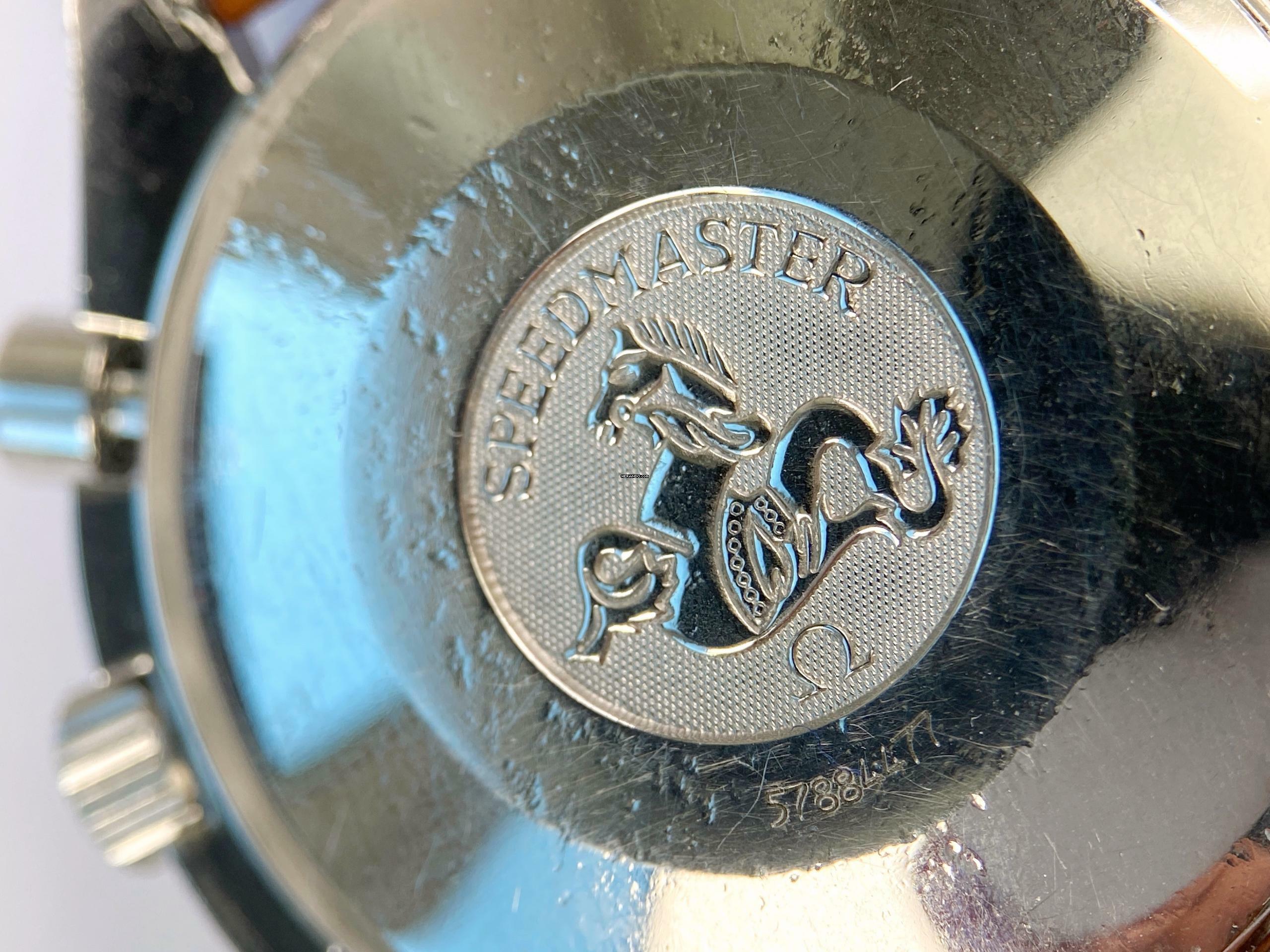 Thumbnail von Omega Speedmaster Vintage Automatic Automatik Triple Date FULL SET Serviced 38205000 38205000