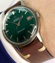 Thumbnail von Omega Seamaster Serviced Seamaster Automatic Automatik Vintage Custom Green Dial 166002 166002