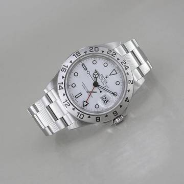 Rolex Explorer II Ø 40 mm Automatik Chronometer weisses Zifferblatt