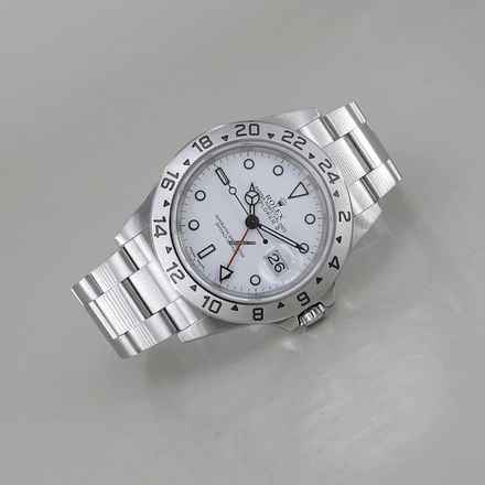  Rolex Explorer II Ø 40 mm Automatik Chronometer weisses Zifferblatt 