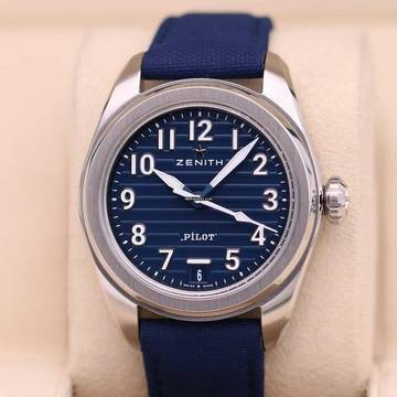  Zenith Pilot AUTOMATIC NEW FULL SET 
