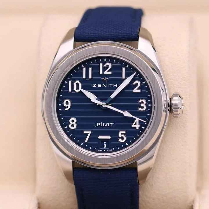  Zenith Pilot AUTOMATIC NEW FULL SET 