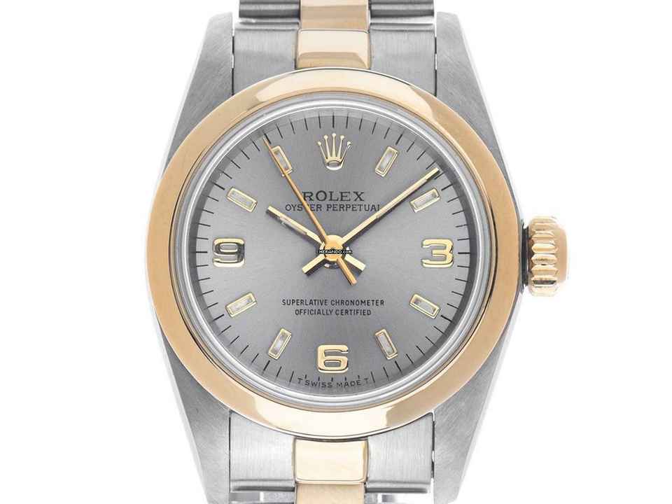  Rolex Oyster Perpetual Lady Ref.67183 1997 Full Set sehr gut Vintage Oyster Perpetual Lady 
