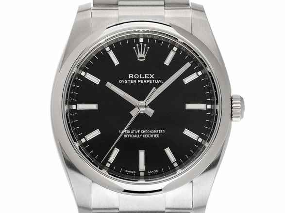  Rolex Oyster Perpetual 34 Ref.114200 2018 Full Set wie Neu Vintage Oyster Perpetual Stahl 