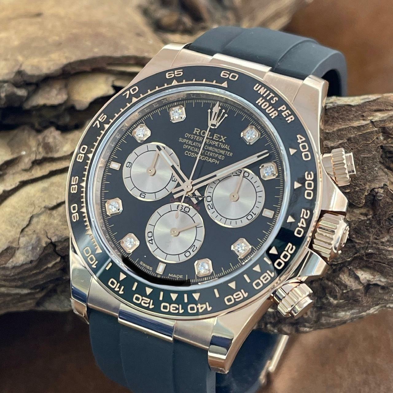  Rolex Daytona Daytona Rosé Dia - FULLSET 2025 - Ref. 126515LN - 750 Roségold 