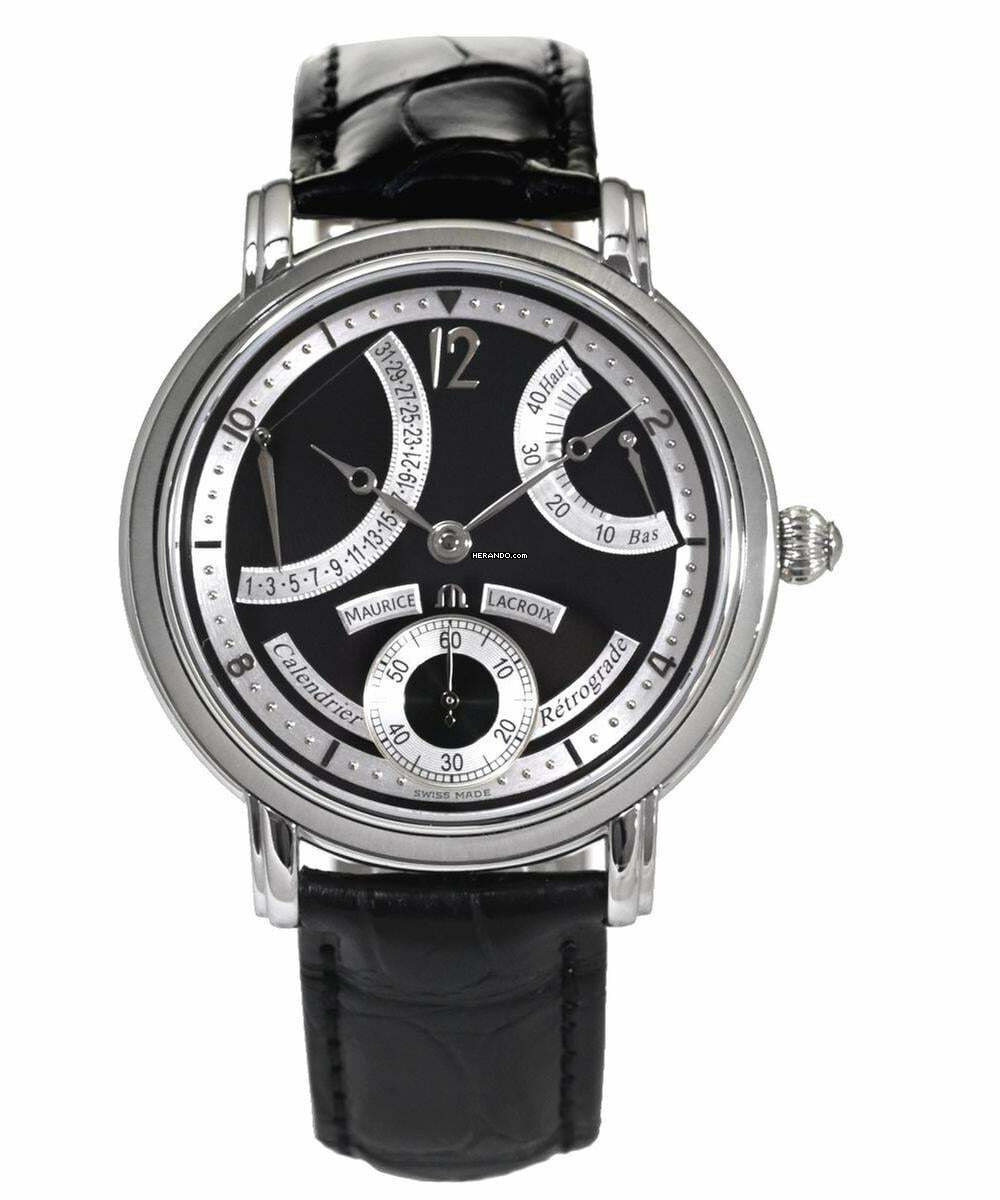  Maurice Lacroix Masterpiece Calendar Retrograde 43 mm Ref. MP7068-SS001-390 