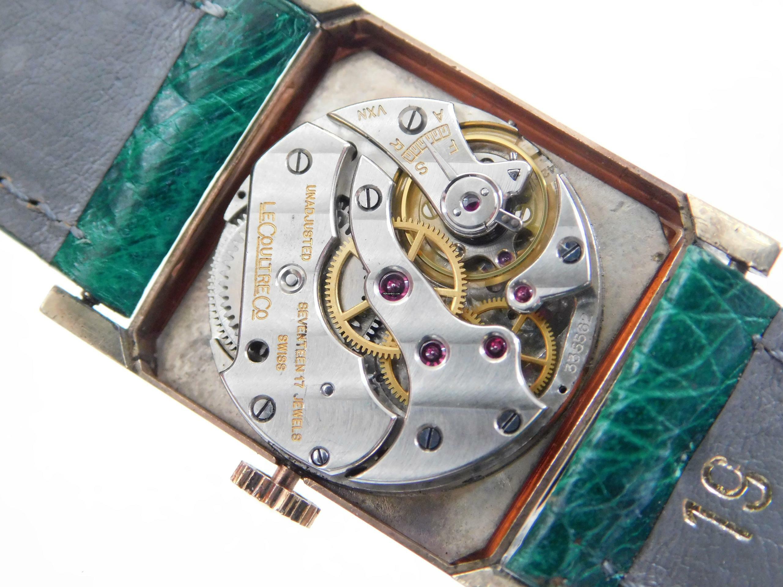 Thumbnail von Jaeger-LeCoultre Classic Le Coultre - Rare Vintage 18K Pink Gold - Classic Watch Kaliber 428/2 frühe Le Coultre Herrenuhr