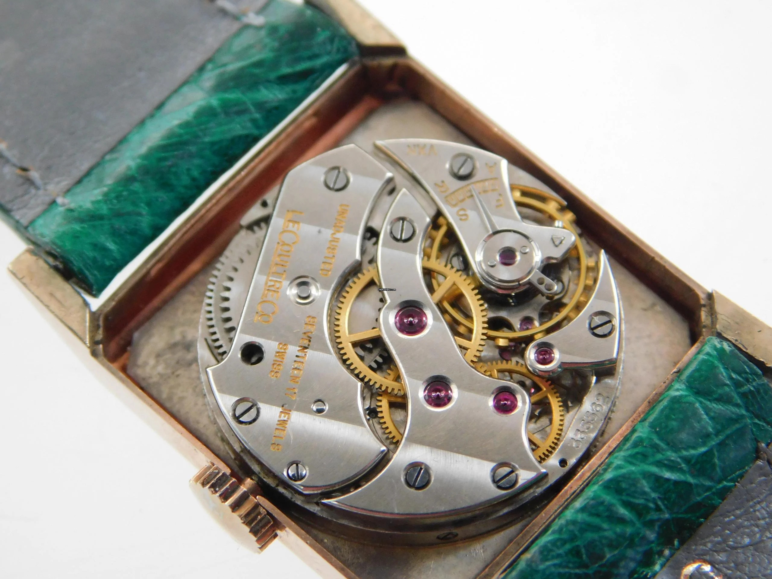 Thumbnail von Jaeger-LeCoultre Classic Le Coultre - Rare Vintage 18K Pink Gold - Classic Watch Kaliber 428/2 frühe Le Coultre Herrenuhr