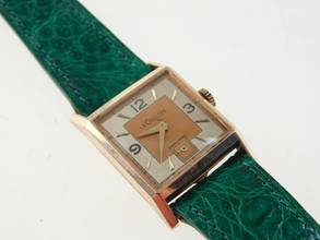 Thumbnail von Jaeger-LeCoultre Classic Le Coultre - Rare Vintage 18K Pink Gold - Classic Watch Kaliber 428/2 frühe Le Coultre Herrenuhr